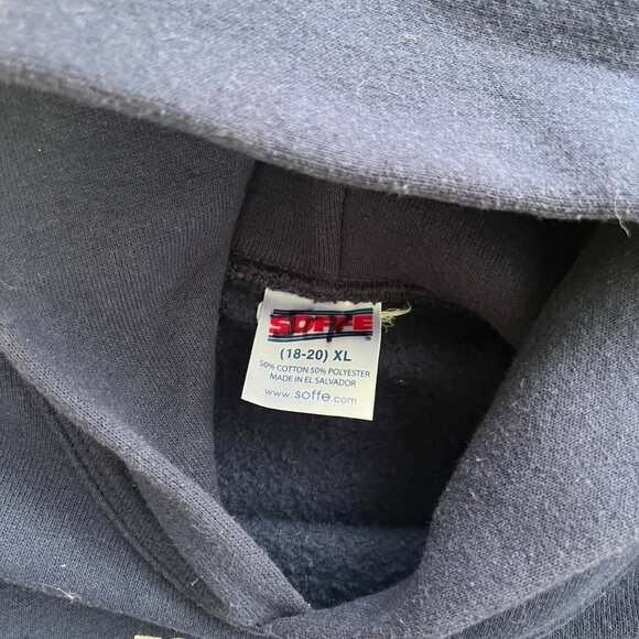 Navy UNC Vintage Hoodie - Picture 5 of 5